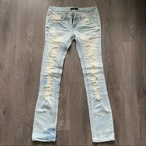 Light Blue Ripped Jeans